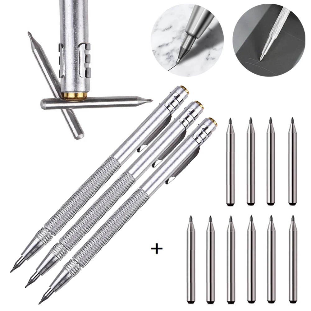 Tungsten Carbide Tip Scriber With 5pcs Aluminium Pen Scriber Engraving Pen Ceramics Glass Shell Metal Construction Marking Tools
Tungsten Carbide Tip Scriber With 5pcs Aluminium Pen Scriber Engraving Pen Ceramics Glass Shell Metal Construction Marking Tools