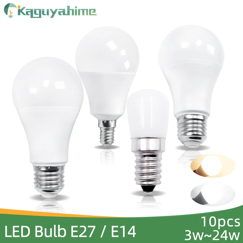 Kaguyahime 10pcs 3-24W E27 E14 LED Bulb 220V Lamp Bulb Light 20W 18W 15W 12W 10W 9W 7W 6W 5W 3W Lampada Bombilla Ampoule
Kaguyahime 10pcs 3-24W E27 E14 LED Bulb 220V Lamp Bulb Light 20W 18W 15W 12W 10W 9W 7W 6W 5W 3W Lampada Bombilla Ampoule
