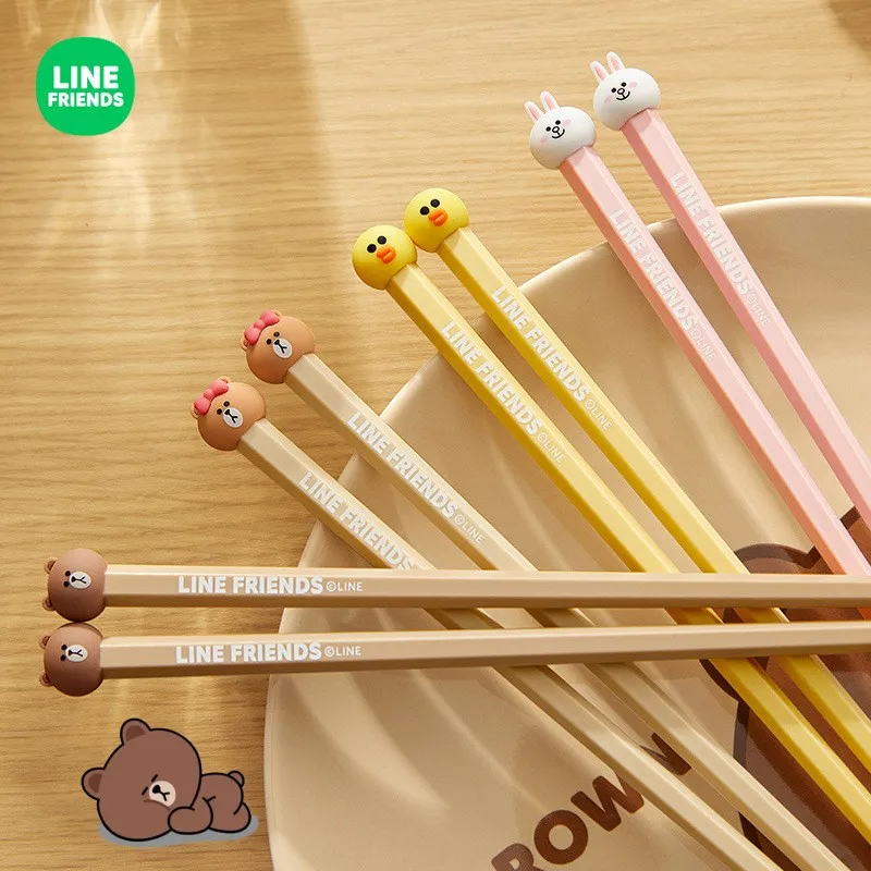 Line Friends Anime Brown Cony Sally Kawaii Doll Alloy Chopsticks Creative Cartoon Household Tableware Children's Birthday Gift
Line Friends Anime Brown Cony Sally Kawaii Doll Alloy Chopsticks Creative Cartoon Household Tableware Children's Birthday Gift