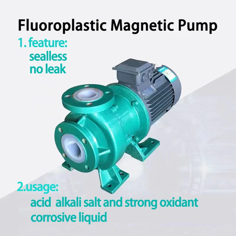 chemical pumps fluoroplastic magnetic drive pump 380 v centrifugal pump for acid,alkali,salt,strong oxidant,corrosive liquid
chemical pumps fluoroplastic magnetic drive pump 380 v centrifugal pump for acid,alkali,salt,strong oxidant,corrosive liquid