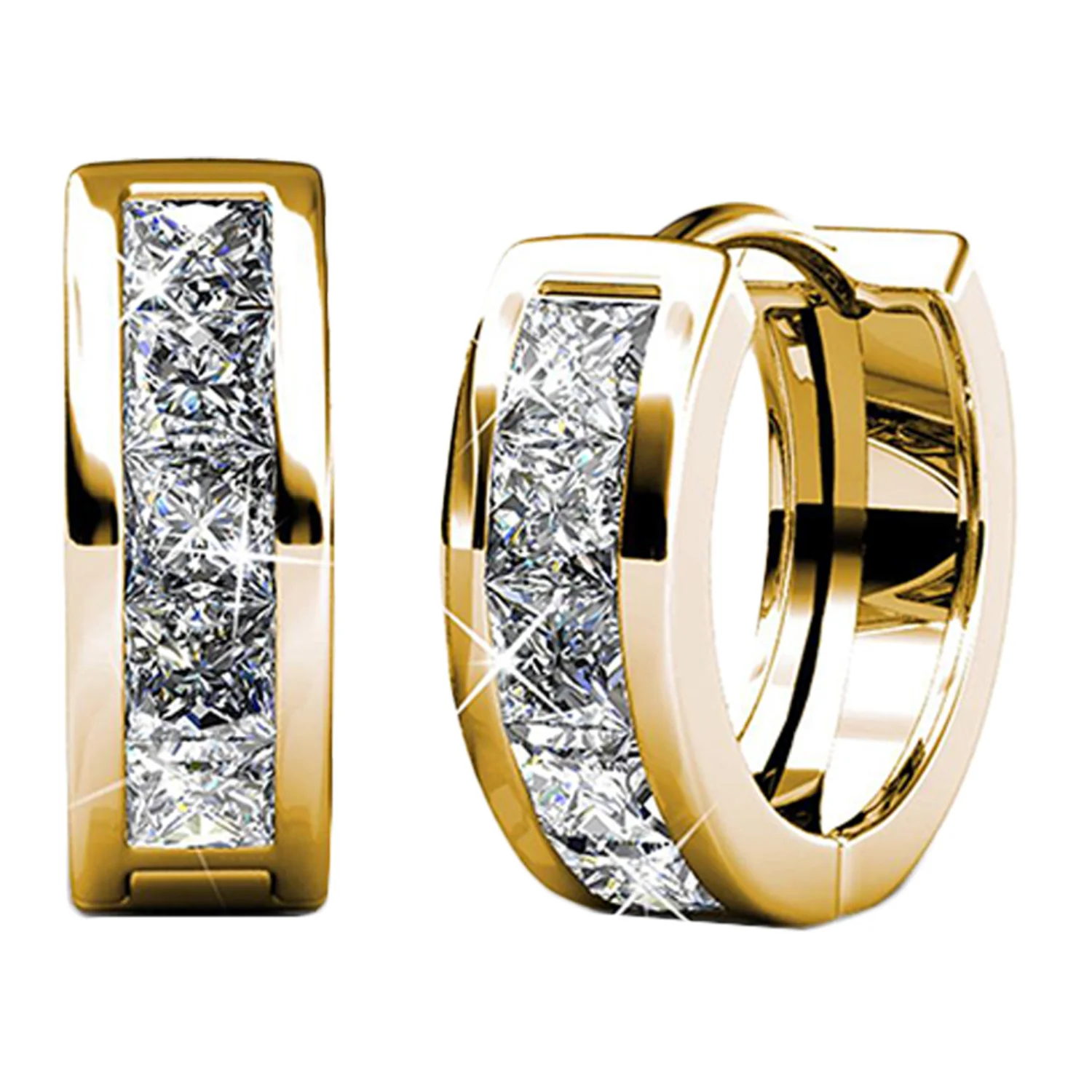 Giselle 18k White Gold Plated Crystal Hoop Earrings with , Sparkling Silver Small Hoops Earring Set, Wedding Anniversary Fashio
Giselle 18k White Gold Plated Crystal Hoop Earrings with , Sparkling Silver Small Hoops Earring Set, Wedding Anniversary Fashio