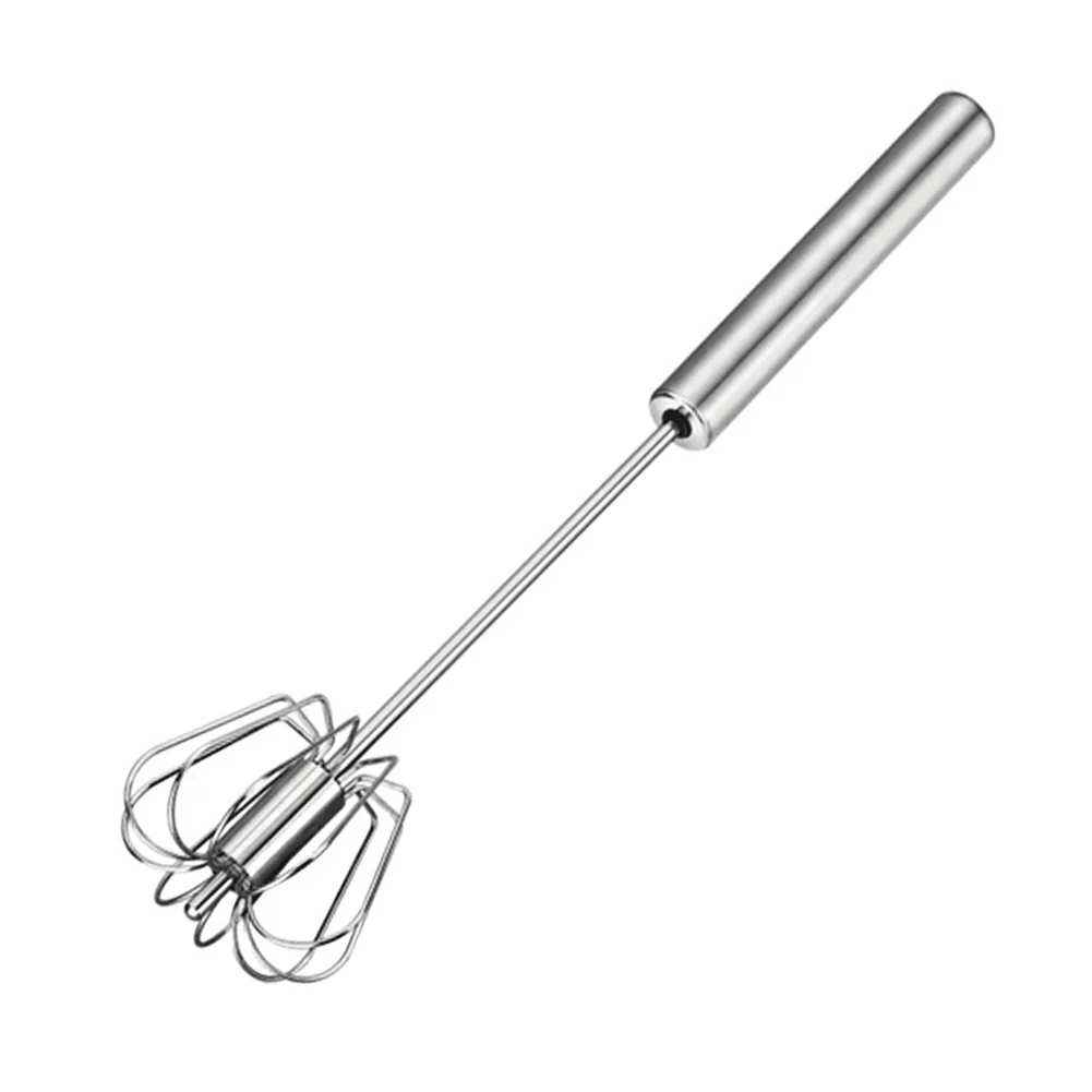 Semi-automatic Egg Beater Stainless Steel Rotary Manual Whipper For Beat Egg Cream Batter Complementary Food Kitchen Accessory
Semi-automatic Egg Beater Stainless Steel Rotary Manual Whipper For Beat Egg Cream Batter Complementary Food Kitchen Accessory
