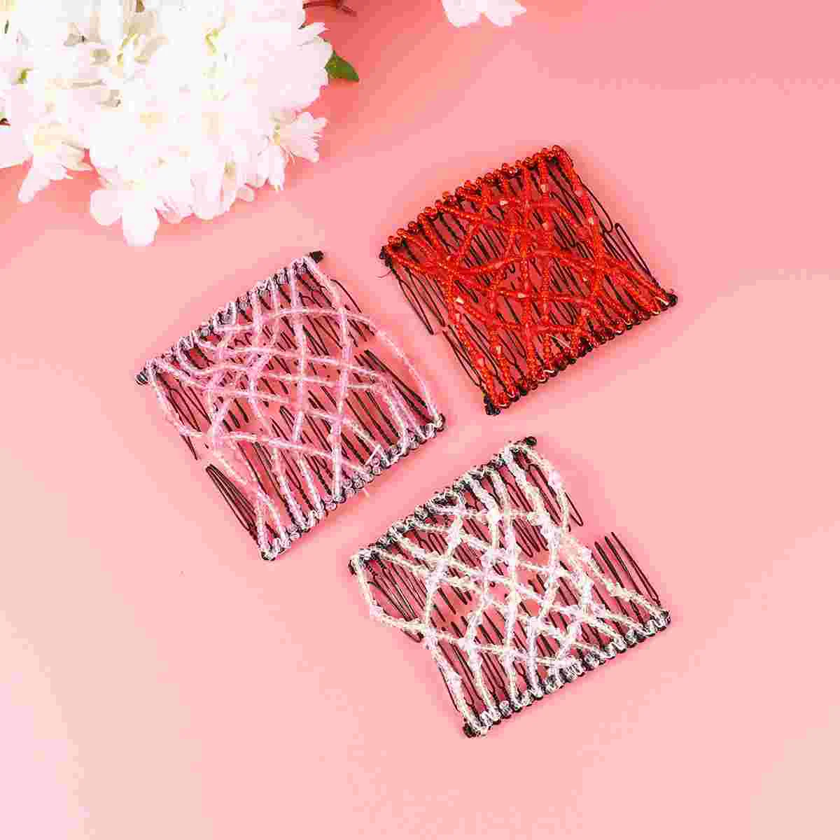 Hair Combs Combdecorative Clip Updo Beads Side Metal Fashion Stretchable Elastic Women Clipsdouble Thick Thin Stretch Woman
Hair Combs Combdecorative Clip Updo Beads Side Metal Fashion Stretchable Elastic Women Clipsdouble Thick Thin Stretch Woman