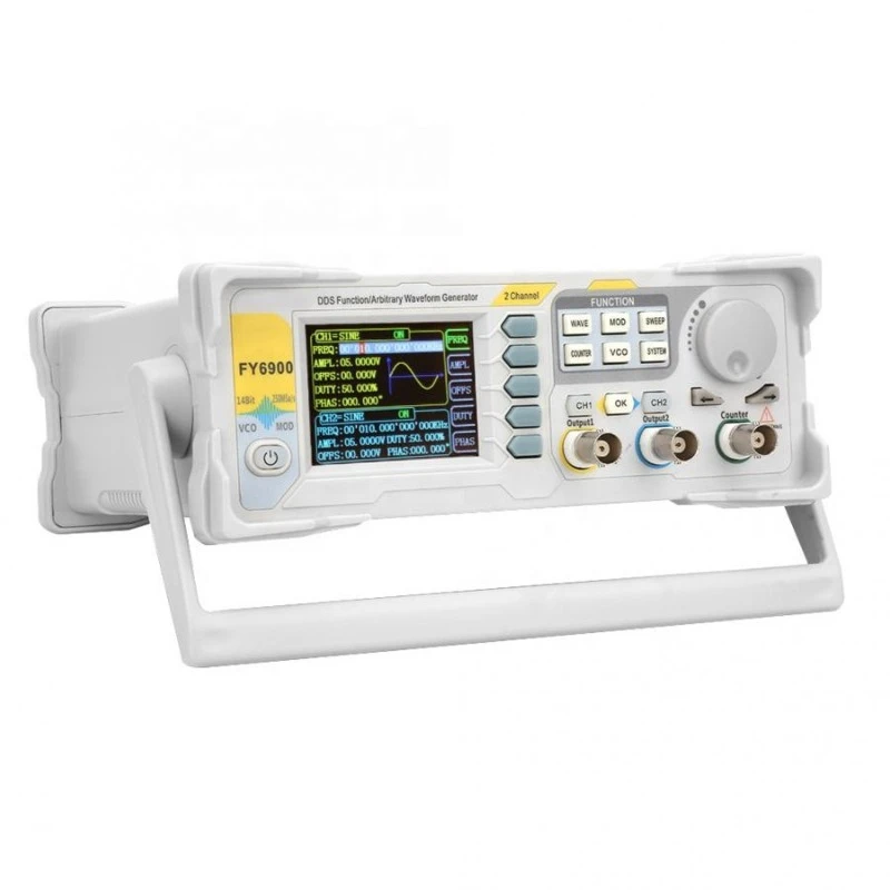 FY6900-60M Function Signal Generator High Precision Digital DDS Dual-channel Function Signal/Arbitrary Waveform Generator
FY6900-60M Function Signal Generator High Precision Digital DDS Dual-channel Function Signal/Arbitrary Waveform Generator