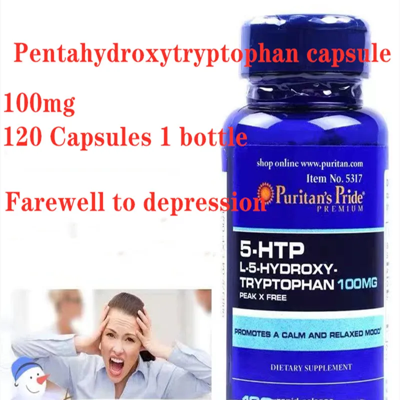American imported Puritans Pride 5-HTP pentahydroxytryptophan capsules 100mg*120 pills Farewell to depression and anxiety
American imported Puritans Pride 5-HTP pentahydroxytryptophan capsules 100mg*120 pills Farewell to depression and anxiety