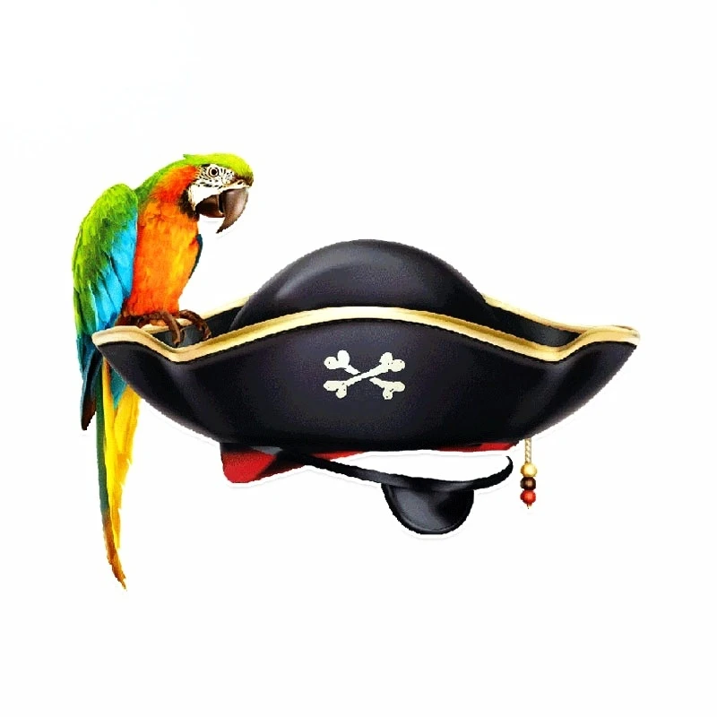 Car Sticker Cute Parrot Pirates Hat Popular Car Stickers PVC Proof Scratch Cover Scratches Motorcycle Decorative Accessories
Car Sticker Cute Parrot Pirates Hat Popular Car Stickers PVC Proof Scratch Cover Scratches Motorcycle Decorative Accessories
