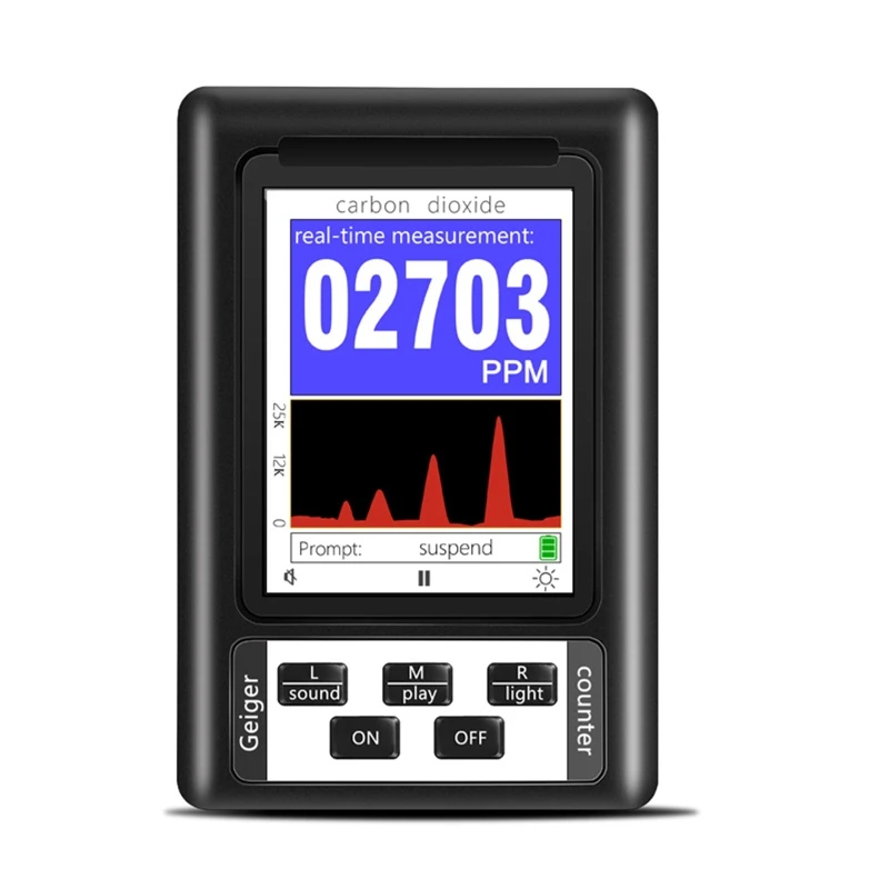 Indoor CO2 Detector Air Quality Monitor Tester for CO2 Range 400-57000PPM 10 Hours Data Record Used for Household Drop Shipping
Indoor CO2 Detector Air Quality Monitor Tester for CO2 Range 400-57000PPM 10 Hours Data Record Used for Household Drop Shipping