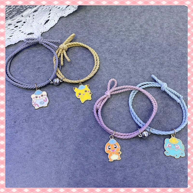 New Animation Peripherals Pokémon Hair Rope Magnetic Pair Hair Rope Bracelet for Best Friend Best Birthday Gift Collection
New Animation Peripherals Pokémon Hair Rope Magnetic Pair Hair Rope Bracelet for Best Friend Best Birthday Gift Collection