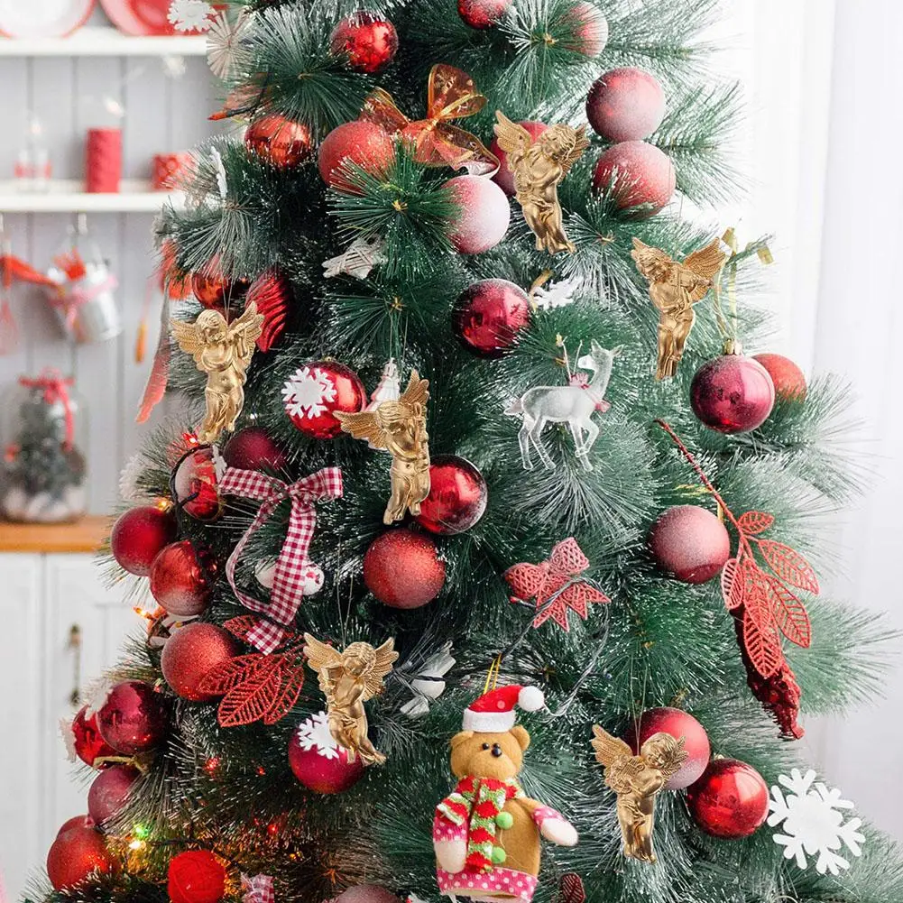 30 шт., Новогодние декоративные мини-фигурки ангелов 
30 шт., Новогодние декоративные мини-фигурки ангелов