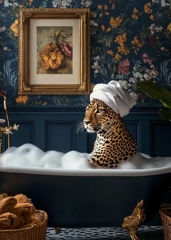 Живописный плакат с животными
Живописный плакат с животными