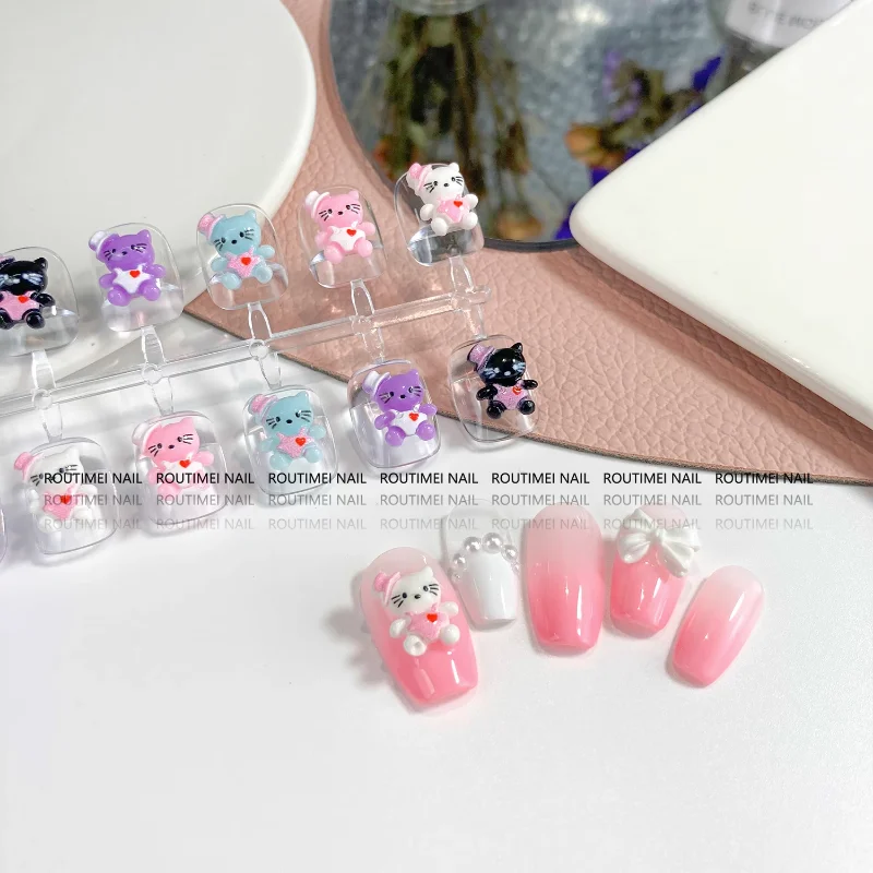 Diy 10pcs Sanrioed Hello kitty Nail resin cute accessory Colorful cartoon mini accessory nail decoration
Diy 10pcs Sanrioed Hello kitty Nail resin cute accessory Colorful cartoon mini accessory nail decoration
