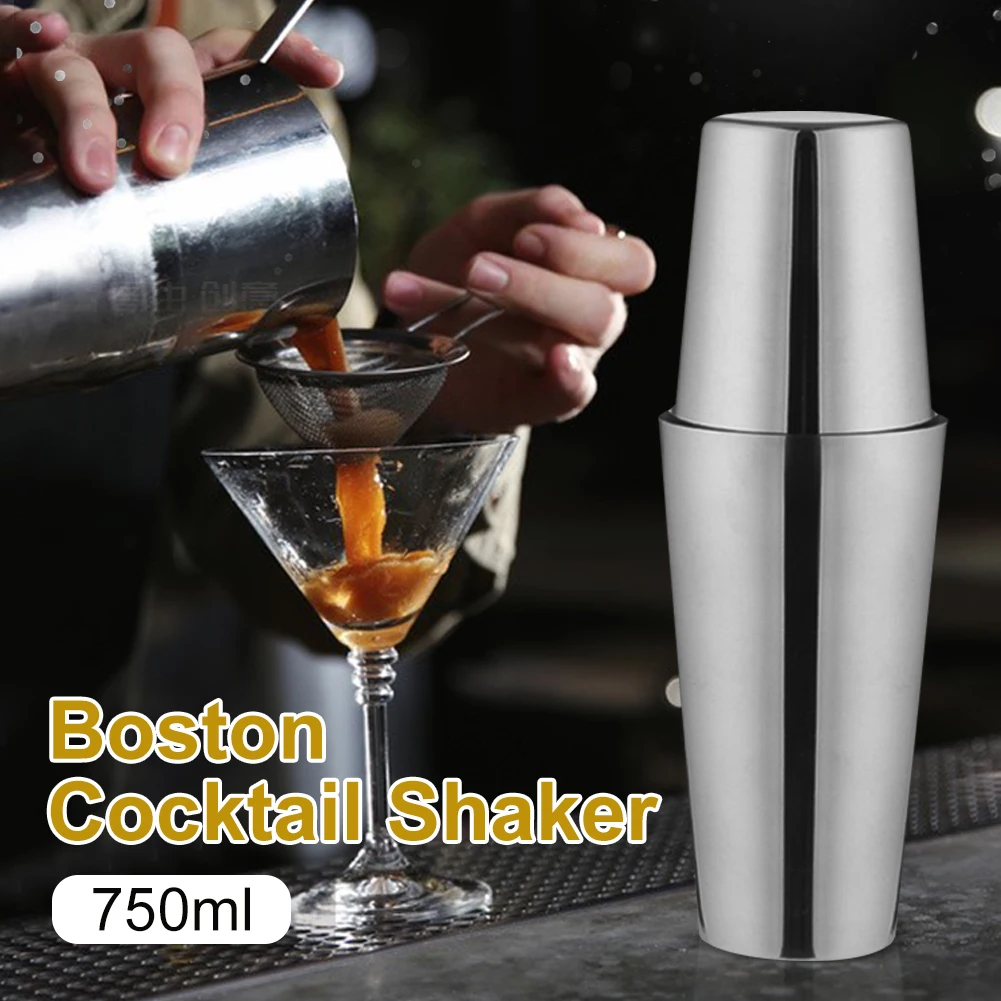 500/750ml Boston Shaker Stainless Steel Boston Cocktail Shaker Bartender Tool For Bartender Drink Party Bar Tool Bar Accessories
500/750ml Boston Shaker Stainless Steel Boston Cocktail Shaker Bartender Tool For Bartender Drink Party Bar Tool Bar Accessories