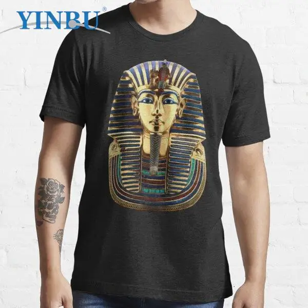 Забавные футболки Tutankhamun, Высококачественная брендовая футболка YINBU с графическим рисунком, Мужская короткая Футболка bastet 
Забавные футболки Tutankhamun, Высококачественная брендовая футболка YINBU с графическим рисунком, Мужская короткая Футболка bastet