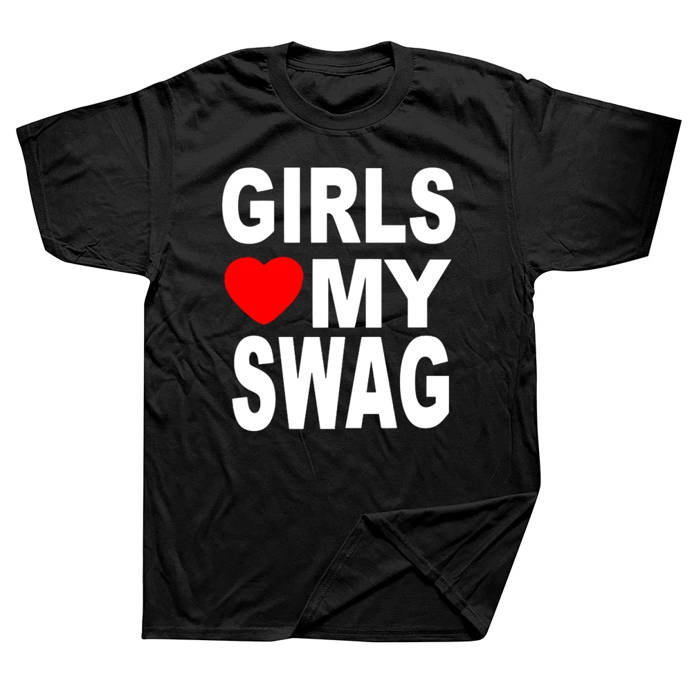 GIRLS LOVE MY SWAG Funny Graphic Vintage Cotton Summer Men Novelty Streetwear T Shirt Women Casual Streetwear EU Size T shirt
GIRLS LOVE MY SWAG Funny Graphic Vintage Cotton Summer Men Novelty Streetwear T Shirt Women Casual Streetwear EU Size T shirt