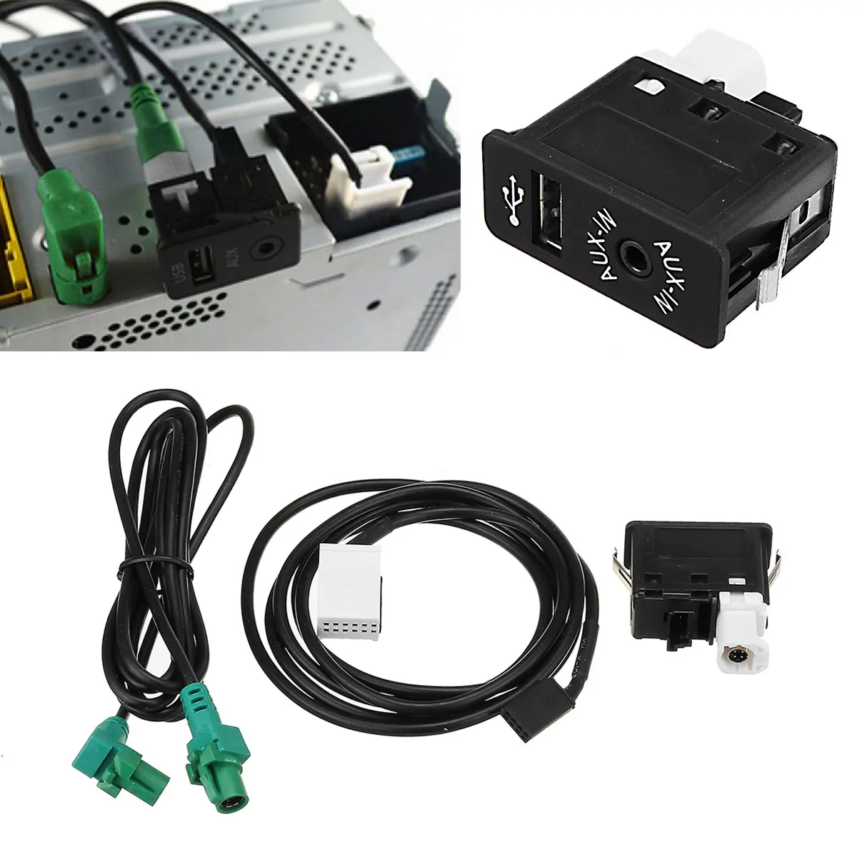 Автомобильный Кабель AUX-in USB для BMW E60 E61 E63 E64 E87 E90 E70 F25 F01 F02 F03 F04 F12 F13
Автомобильный Кабель AUX-in USB для BMW E60 E61 E63 E64 E87 E90 E70 F25 F01 F02 F03 F04 F12 F13