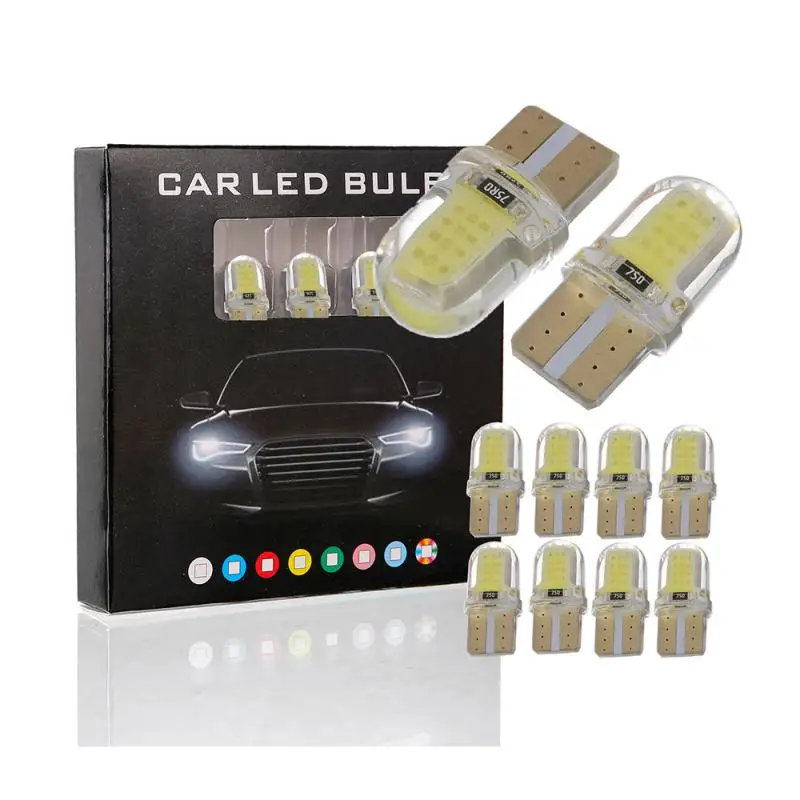 T10 COB LED Auto Silicone Crystal LED Width Lamp W5W Car Accessories License Wedge Reading Plate Light Dropshipping 
T10 COB LED Auto Silicone Crystal LED Width Lamp W5W Car Accessories License Wedge Reading Plate Light Dropshipping