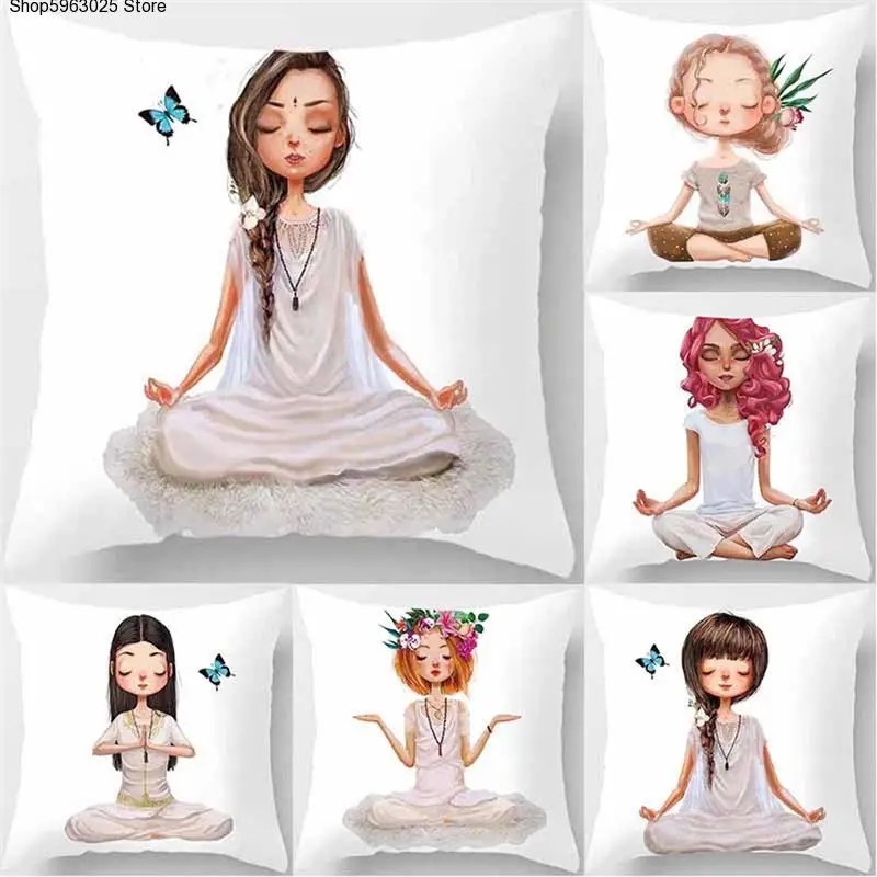 Yoga Meditation Pillowcase Decoration Car Sofa Cushion Cover Waist Cushion Home Decor Bedroom Decorative Sofa Car Throw Pillows
Yoga Meditation Pillowcase Decoration Car Sofa Cushion Cover Waist Cushion Home Decor Bedroom Decorative Sofa Car Throw Pillows