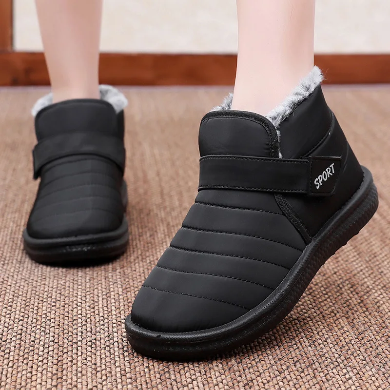 Comfort Female Winter Cotton Shoes Thick Plush Snow Boots Women Non-slip Ankle Boots Round Toe Soft Sole Ladies Short Booties
Comfort Female Winter Cotton Shoes Thick Plush Snow Boots Women Non-slip Ankle Boots Round Toe Soft Sole Ladies Short Booties