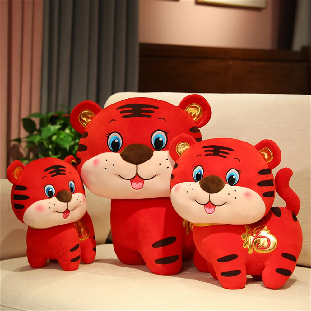 2022 Year Of The Tiger Mascot Plush Toy Doll Chinese New Year Zodiac Plush Toys Red Tiger Mascot Doll Home Decoration Festoon
2022 Year Of The Tiger Mascot Plush Toy Doll Chinese New Year Zodiac Plush Toys Red Tiger Mascot Doll Home Decoration Festoon