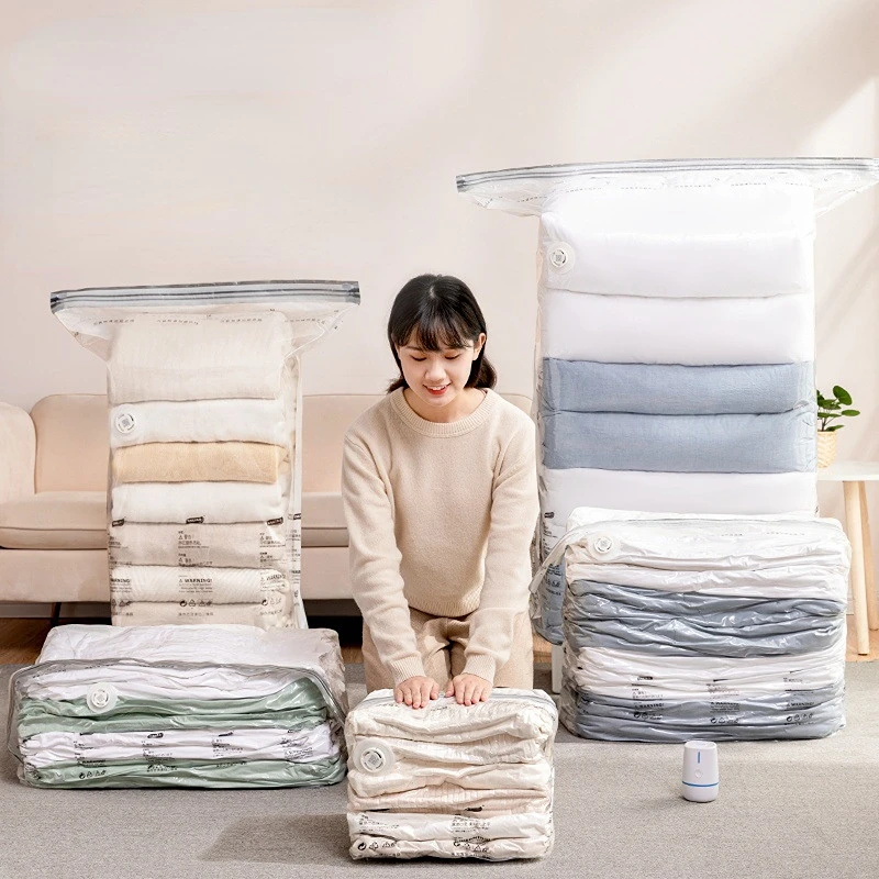 Vacuum Foldable Storage Bags 3D Home Storage Packing Bag No Vacuum Tool Required High Quality Anti-pulling Moisture-proof Seal
Vacuum Foldable Storage Bags 3D Home Storage Packing Bag No Vacuum Tool Required High Quality Anti-pulling Moisture-proof Seal