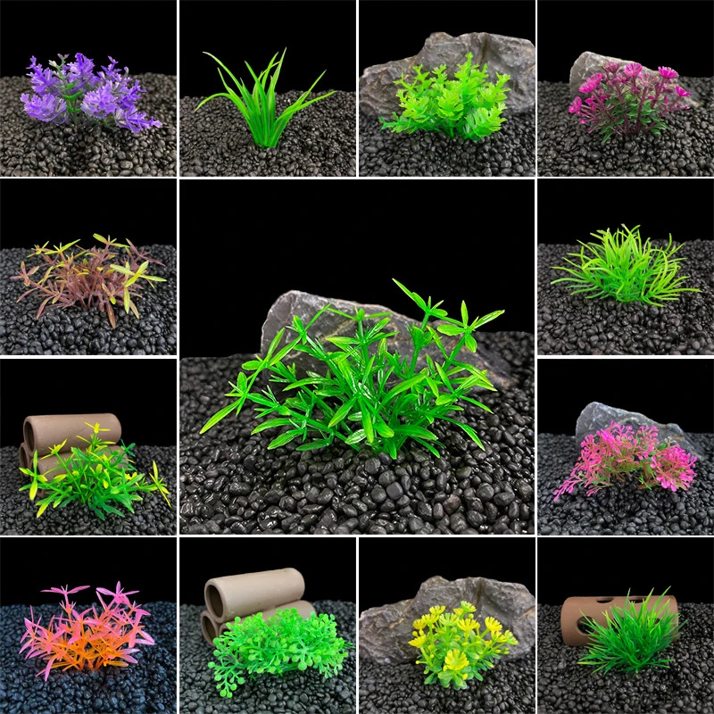 

1Pc Mini Decorative Simulated Aquatic Weed Aquarium Accessories Fish Tank Decorations Acuario Tools Aquario Ornaments Plants