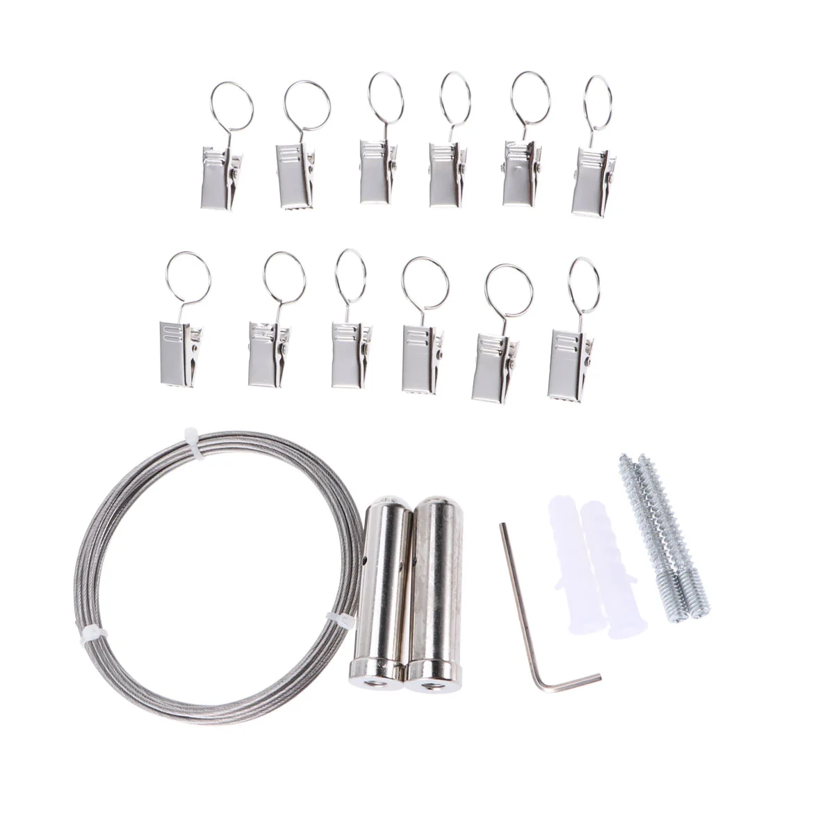 Rope Wire Clothes 1 8 Steel 4 Crimping Pulley Clip 3 Cable Curtain Coated Vinyl Drape Drying Stainless Line Tool
Rope Wire Clothes 1 8 Steel 4 Crimping Pulley Clip 3 Cable Curtain Coated Vinyl Drape Drying Stainless Line Tool