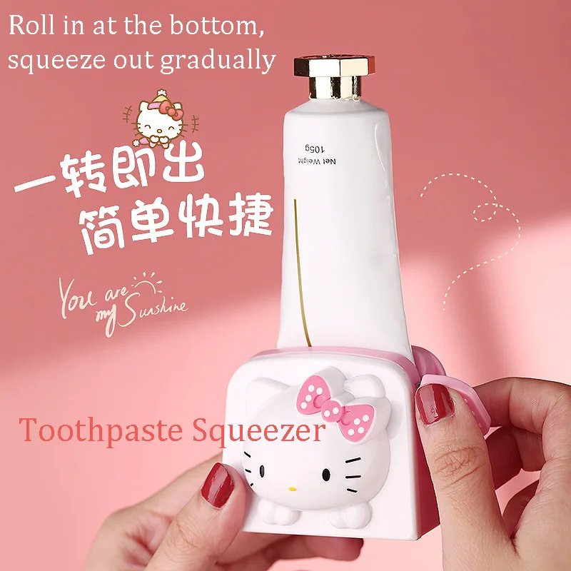 Anime Hello Kitty Toothpaste Squeezer Kawaii Sanrioed Cute Bath Cleanser Dispenser Cartoon Cosmetic Holder Accessroy Girl Gift
Anime Hello Kitty Toothpaste Squeezer Kawaii Sanrioed Cute Bath Cleanser Dispenser Cartoon Cosmetic Holder Accessroy Girl Gift