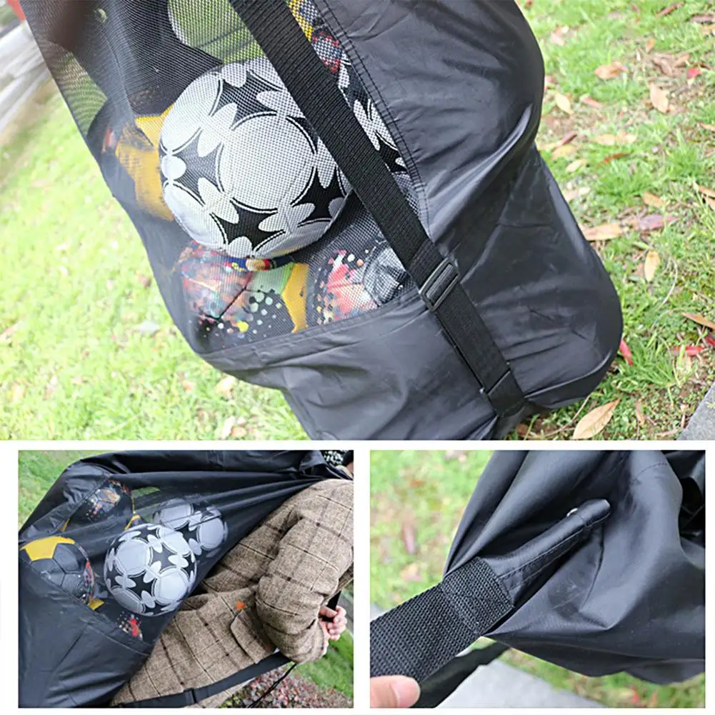 Multi-function Soccer Carrying Sack Mesh Waterproof Foldable Basketball Storage Shoulder Bag
Multi-function Soccer Carrying Sack Mesh Waterproof Foldable Basketball Storage Shoulder Bag