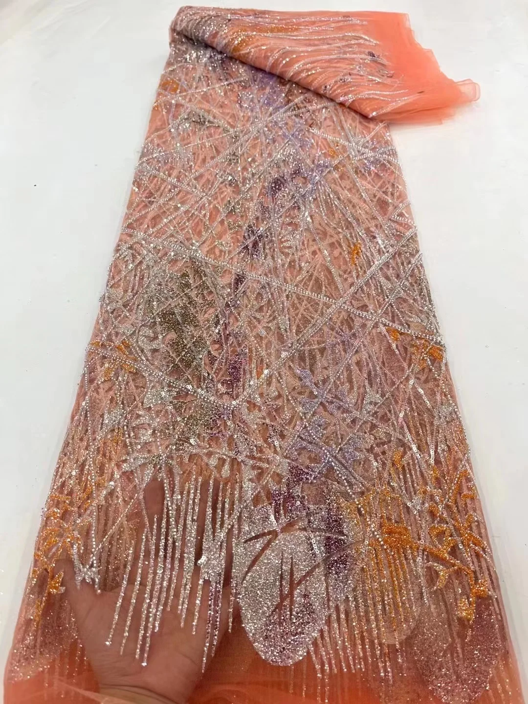2022 African Luxury 3D Lace Fabric Dubai Hand Beaded Tulle Lace Fabric Embroidered Applique Nigerian Fabric For Sewing
2022 African Luxury 3D Lace Fabric Dubai Hand Beaded Tulle Lace Fabric Embroidered Applique Nigerian Fabric For Sewing