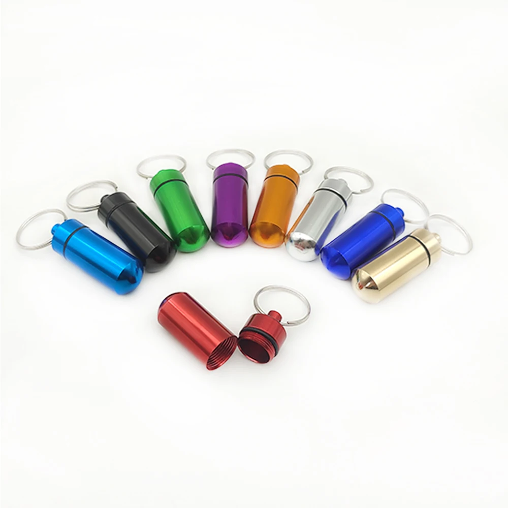 20pcs Portable WaterProof Metal Storage Case Mini Storage Box Containers with Key Rings Travel First-Aid Bottle Jars
20pcs Portable WaterProof Metal Storage Case Mini Storage Box Containers with Key Rings Travel First-Aid Bottle Jars