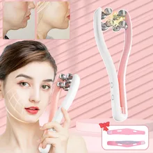 EMS Face Massager Roller Y Shape Face Lifting Device V Face Double Chin Remover Face Care Skin Care Home Use Beauty Tool
