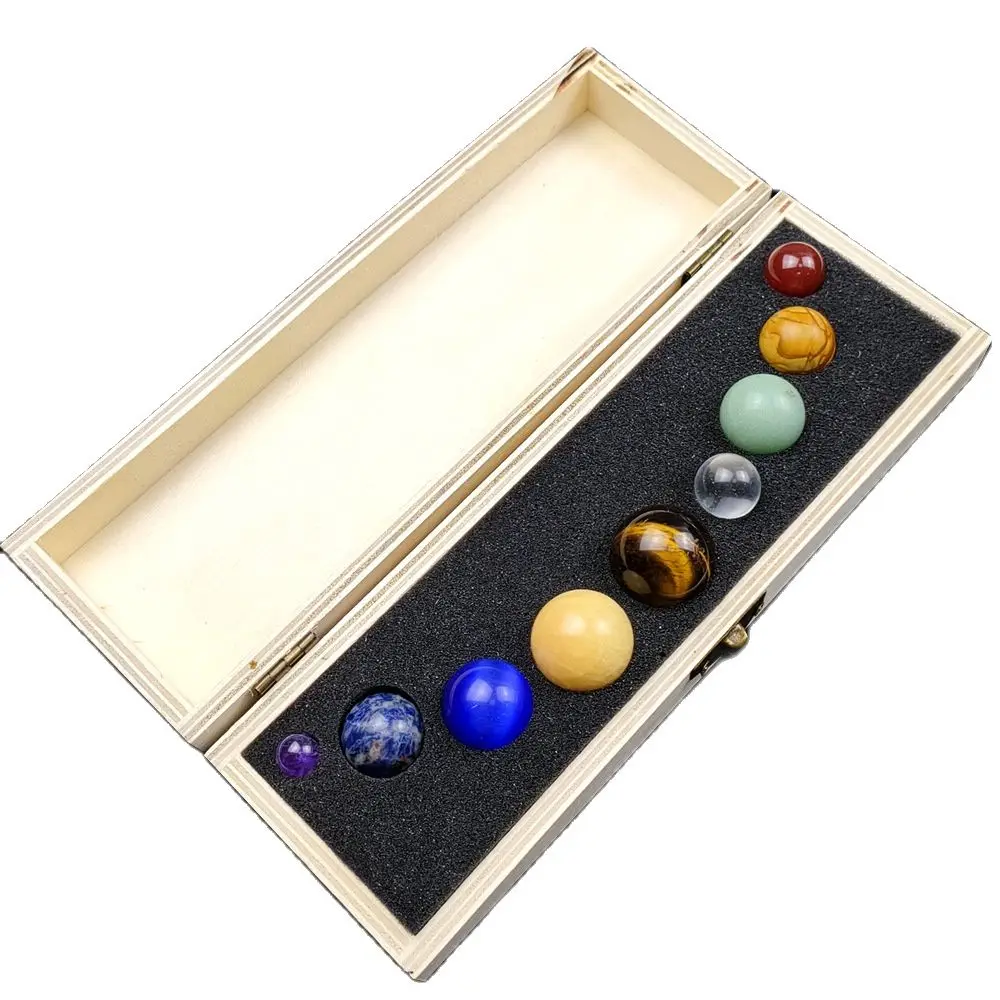 Natural Ball Solar System 9 Planets Decorations Chakra Healing Crystal Sphere Ball Collective Gemstone Home Office Decorations
Natural Ball Solar System 9 Planets Decorations Chakra Healing Crystal Sphere Ball Collective Gemstone Home Office Decorations
