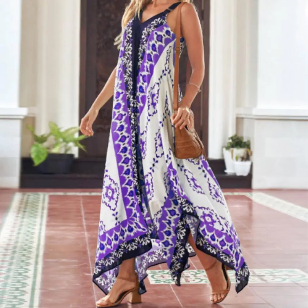 Женское асимметричное платье с геометрическим узором, летнее богемное повседневное длинное платье с открытой спиной, элегантное пляжное п... 
Женское асимметричное платье с геометрическим узором, летнее богемное повседневное длинное платье с открытой спиной, элегантное пляжное п...