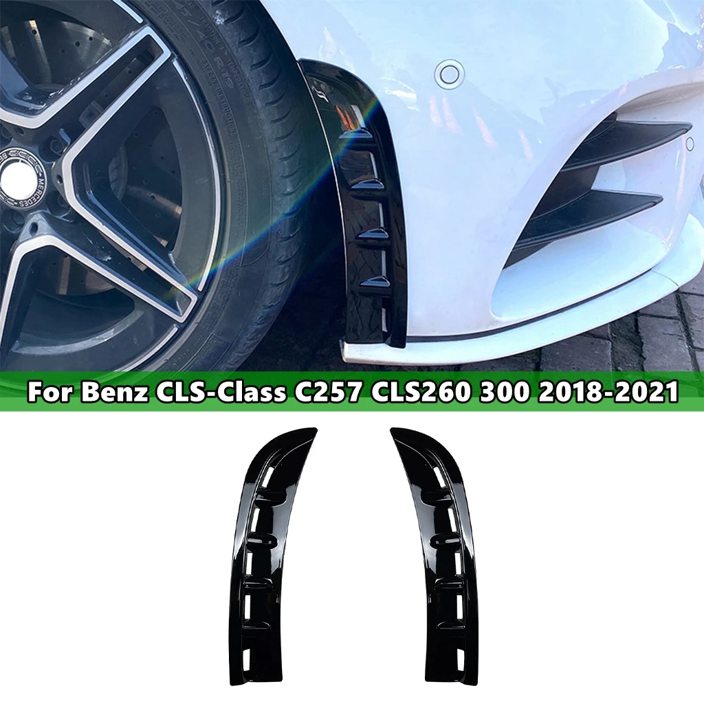 2Pcs Front Bumper Side Intake Splitter Canard Trim Air Vent For Mercedes-Benz CLS-Class C257 CLS260 300 2018 2019 2020 2021
2Pcs Front Bumper Side Intake Splitter Canard Trim Air Vent For Mercedes-Benz CLS-Class C257 CLS260 300 2018 2019 2020 2021