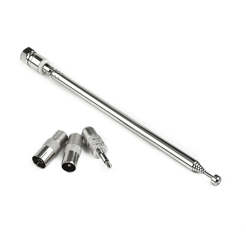 1PC Telescopic DAB FM Radio Aerial W 3 Adapter HiFi AV Receiver Mini System Antenna 75cm 10W 75Ω Exterior Car Accessories
1PC Telescopic DAB FM Radio Aerial W 3 Adapter HiFi AV Receiver Mini System Antenna 75cm 10W 75Ω Exterior Car Accessories