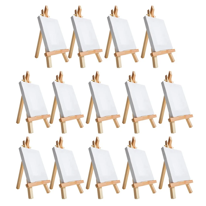 14Pcs Mini Canvas And Easel Brush Set, Canvas 4X4 Inch, Pre-Stretched Canvas, Mini Painting Kit, Kids Painting Party
14Pcs Mini Canvas And Easel Brush Set, Canvas 4X4 Inch, Pre-Stretched Canvas, Mini Painting Kit, Kids Painting Party