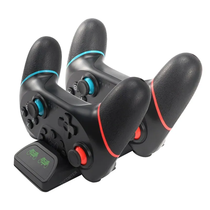 Dual Charger for NS for Switch Pro Wireless Gamepad Controller joystick Charging Dock Stand Station for Switch Pro Accessories
Dual Charger for NS for Switch Pro Wireless Gamepad Controller joystick Charging Dock Stand Station for Switch Pro Accessories