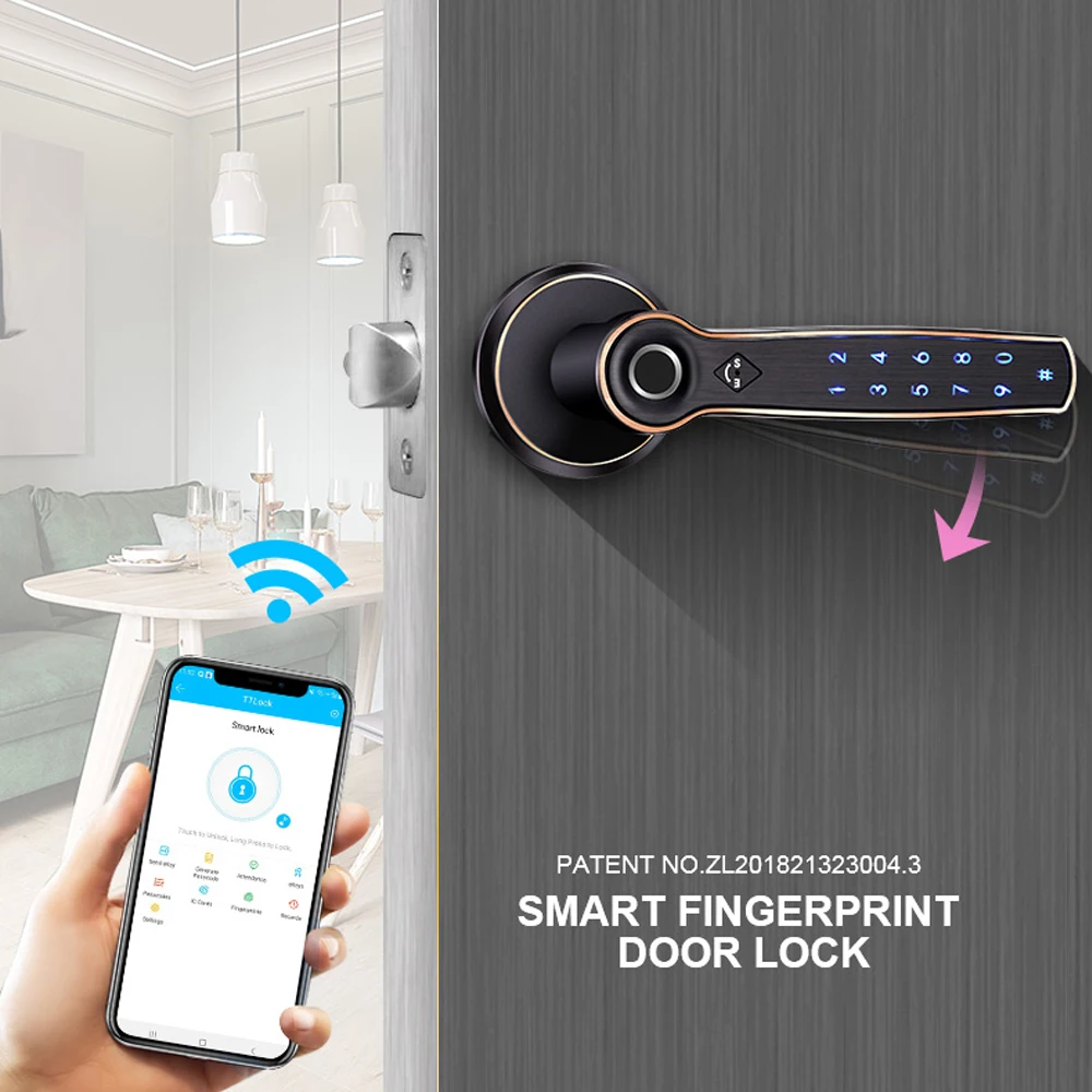 Умный дверной замок TTLOCK, Wi-Fi, Голосовая команда, поддержка Alexa, Google Assistant, легкая замена, 158B
Умный дверной замок TTLOCK, Wi-Fi, Голосовая команда, поддержка Alexa, Google Assistant, легкая замена, 158B