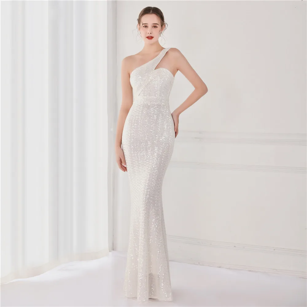 White Sequin Evening Gown Mermaid Luxury Party Dress One Shoulder Night Dresses Special Occasion Dresses Gowns Women's Long Gala
White Sequin Evening Gown Mermaid Luxury Party Dress One Shoulder Night Dresses Special Occasion Dresses Gowns Women's Long Gala