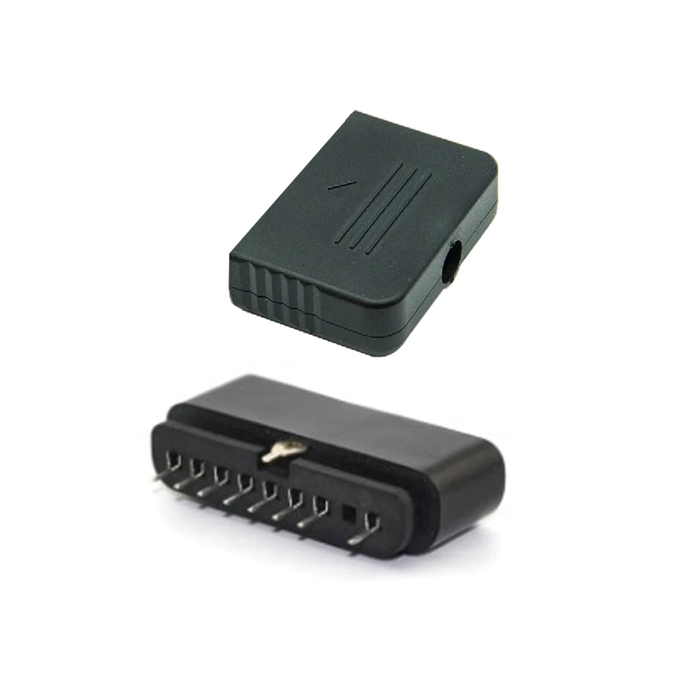 Replacement 9 Pin Female Connector Game Controller Socket Slot for PS2 wired controller plug shell
Replacement 9 Pin Female Connector Game Controller Socket Slot for PS2 wired controller plug shell