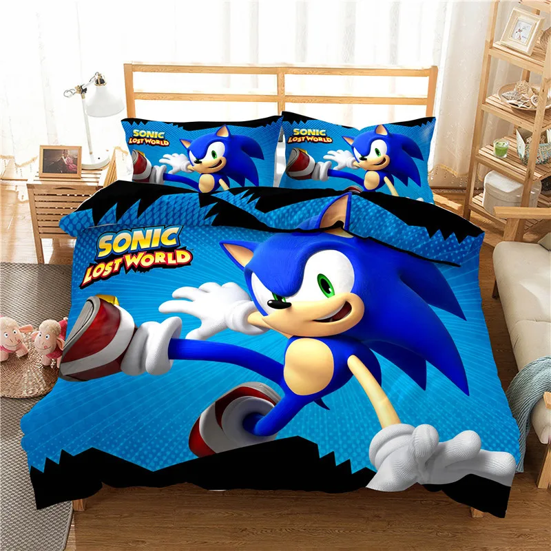2-3 Pieces Bedding Sets US/Europe/UK Size Sonic Quilt Cartoon Bed Cover Duvet Cover Pillow Case Sets Adult Baby Children
2-3 Pieces Bedding Sets US/Europe/UK Size Sonic Quilt Cartoon Bed Cover Duvet Cover Pillow Case Sets Adult Baby Children