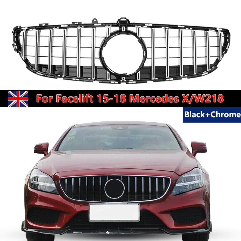 Решетка для Mercedes Benz W218 GT, вертикальный передний бампер, гоночный гриль 2015-2018, передний бампер, радиатор, решетка CLS260 CLS300
Решетка для Mercedes Benz W218 GT, вертикальный передний бампер, гоночный гриль 2015-2018, передний бампер, радиатор, решетка CLS260 CLS300