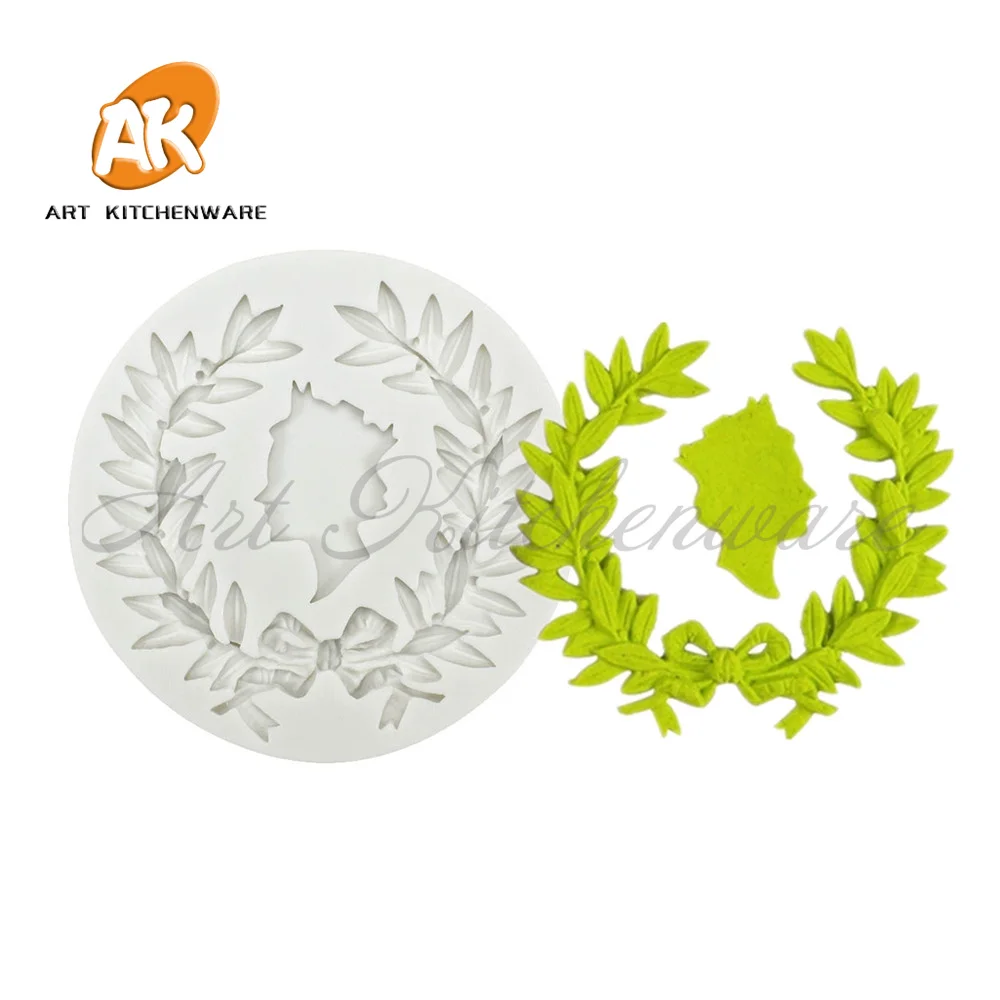 Queen's head and Wreath Silicone Mold Diy Craft Fondant Silicone Cake Mold Chocolate Cake Decorating Tools Bakeware Kitchen Tool
Queen's head and Wreath Silicone Mold Diy Craft Fondant Silicone Cake Mold Chocolate Cake Decorating Tools Bakeware Kitchen Tool