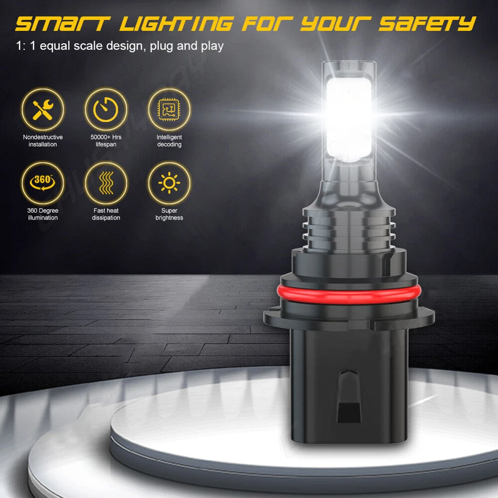 Accessories LED Car Headlights Internal Drive Low Beam Single Beam 2Pcs 50000hrs 6000K Aluminum Heat Dissipation
Accessories LED Car Headlights Internal Drive Low Beam Single Beam 2Pcs 50000hrs 6000K Aluminum Heat Dissipation