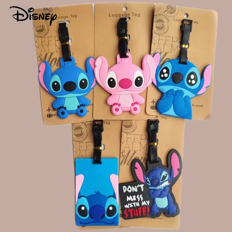 Трехмерный подвесной держатель для багажа Kawaii Disney ПВХ бирка переносная одна