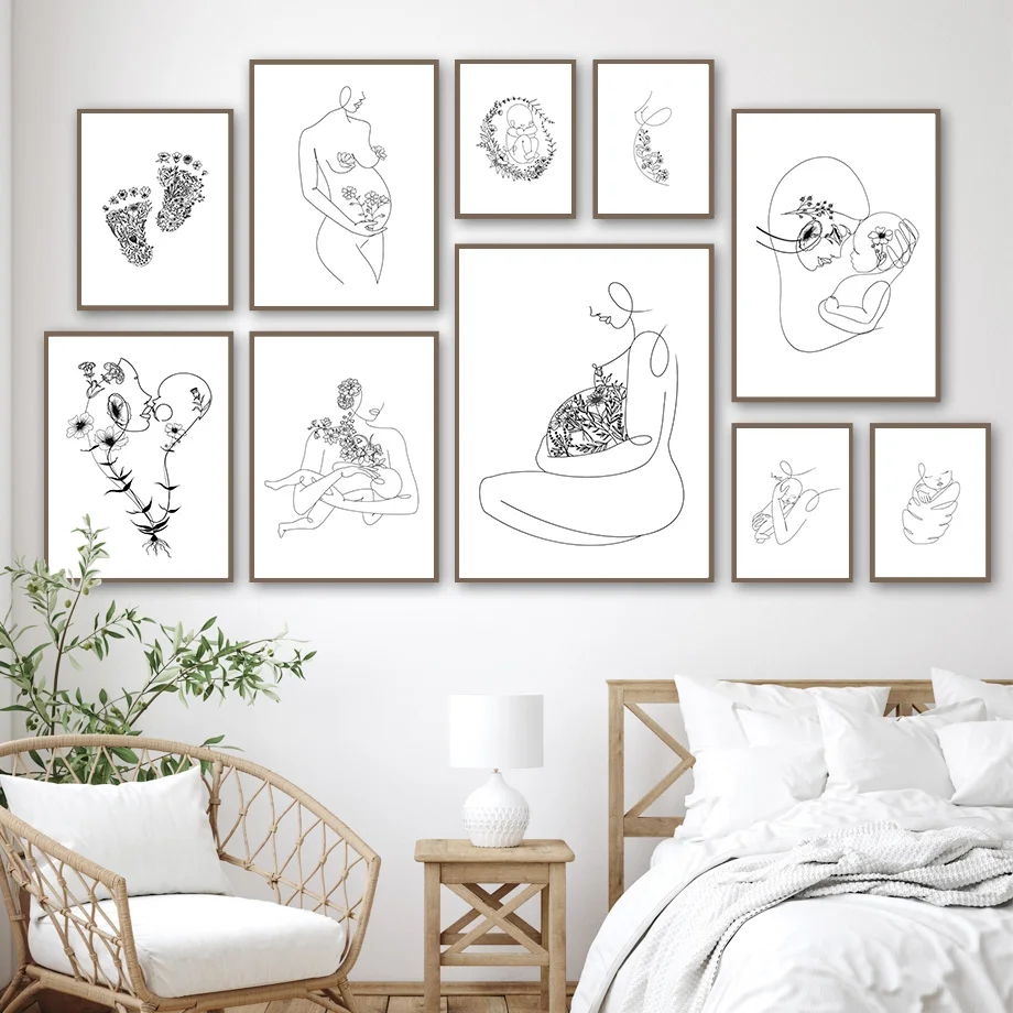 Abstract Drawn Lines Family Mom Baby Wall Art Canvas Painting Nordic Posters And Prints Wall Pictures Kids Room Nursery Decor
Abstract Drawn Lines Family Mom Baby Wall Art Canvas Painting Nordic Posters And Prints Wall Pictures Kids Room Nursery Decor