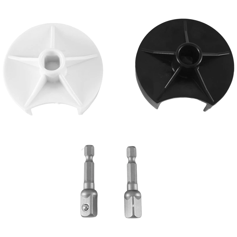 2Piece With Hex Steel Bit Power Screwdriver Attachment Quick Knit Power Adapter Black+White 
2Piece With Hex Steel Bit Power Screwdriver Attachment Quick Knit Power Adapter Black+White