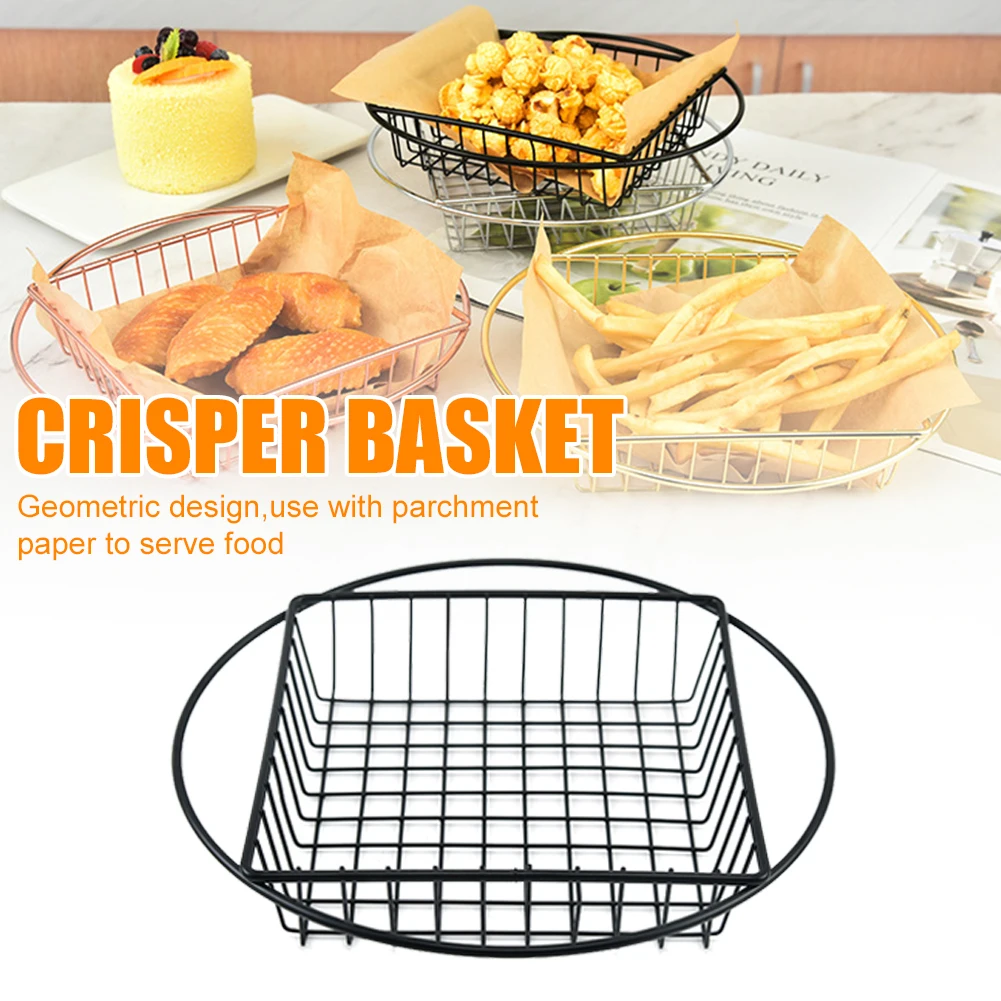 Metal Chips Basket Durable French Fries Mesh Basket Tray Oil Frying Baking Pan Non-stick Chips Basket Baking Dish Kitchen Tools
Metal Chips Basket Durable French Fries Mesh Basket Tray Oil Frying Baking Pan Non-stick Chips Basket Baking Dish Kitchen Tools