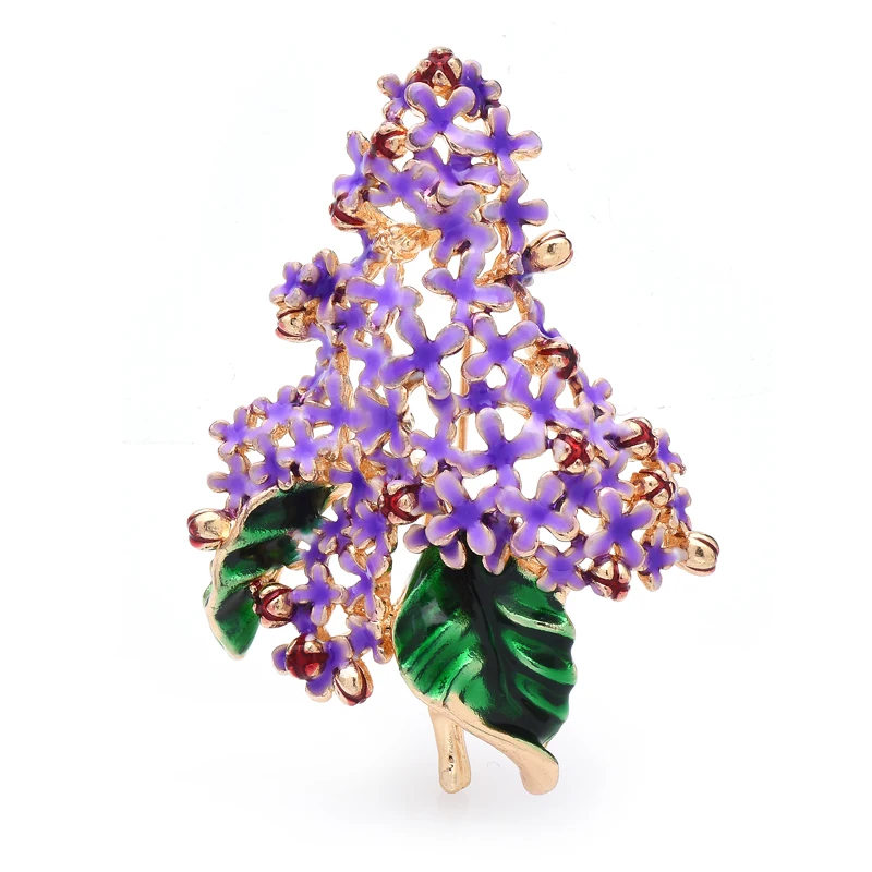 Wuli&baby Enamel Lilac Flower Brooches For Women Designer Fragrant 3-color Flower Office Party Brooch Pin Gifts
Wuli&baby Enamel Lilac Flower Brooches For Women Designer Fragrant 3-color Flower Office Party Brooch Pin Gifts