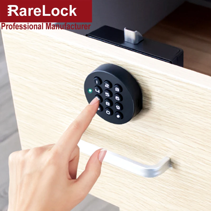 Electronic Cabinet Drawer Lock 4 - 10 Digit Password for Home Mailbox Storage Box Office Furniture Drawer Rarelock MS340 h
Electronic Cabinet Drawer Lock 4 - 10 Digit Password for Home Mailbox Storage Box Office Furniture Drawer Rarelock MS340 h